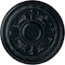 Ekena Millwork Tellson Ceiling Medallion (Fits Canopies up to 6 3/4"), Hnd-Painted Night Shade, 30 5/8"OD x 2 1/2"P CM30TENSF - alternate 1
